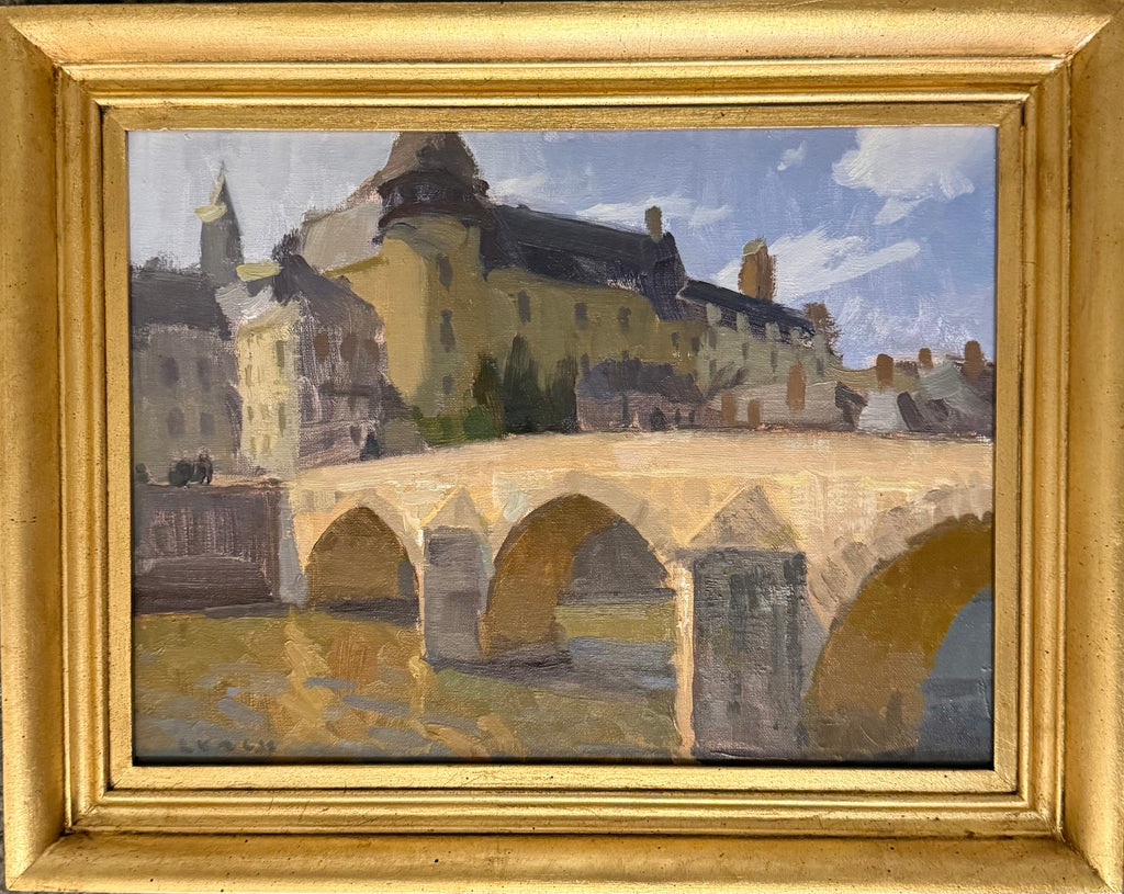 Laval Bridge at Sunset