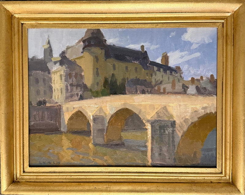 Laval Bridge at Sunset