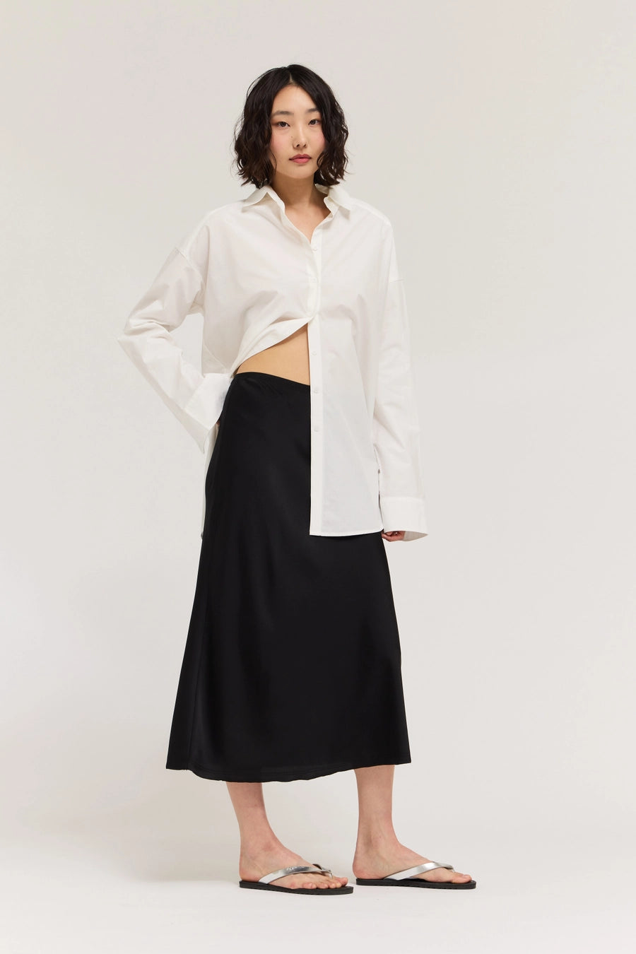 Satin Mermaid Fit Skirt