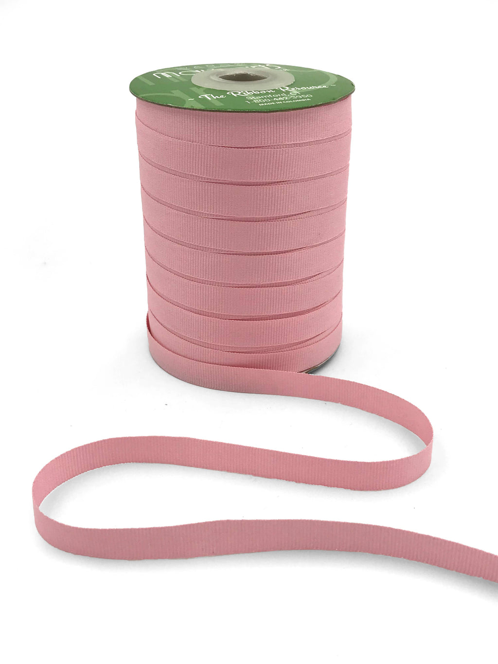 Light Pink Woven Grosgrain Ribbon