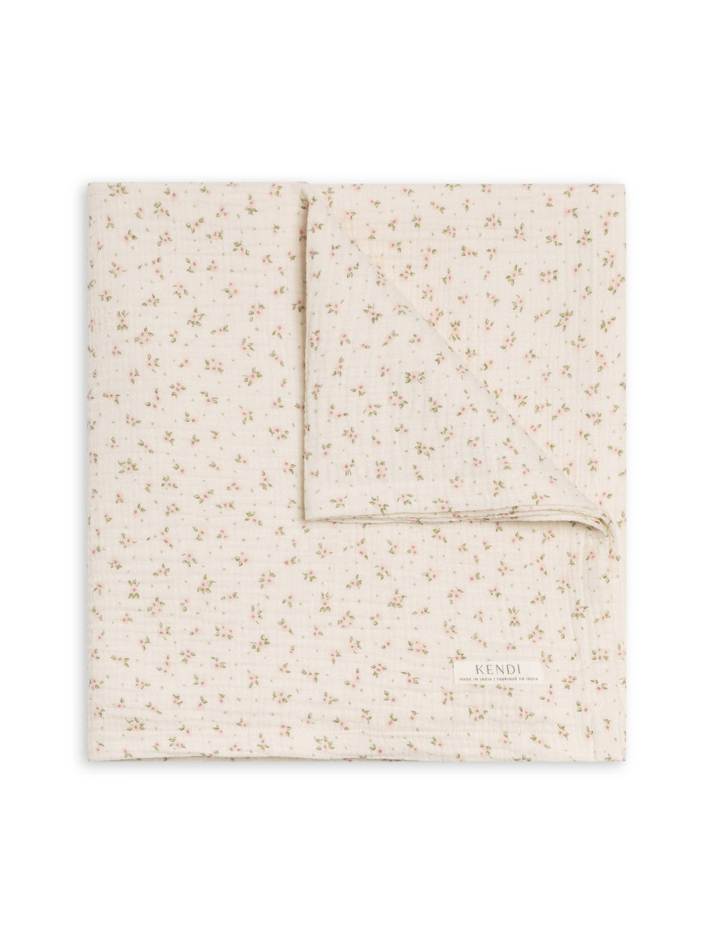 Camellia Floral Muslin Swaddle Blanket