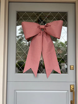 Red Gingham Bow
