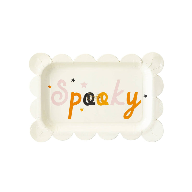 Hey Pumpkin Spooky Paper Plate