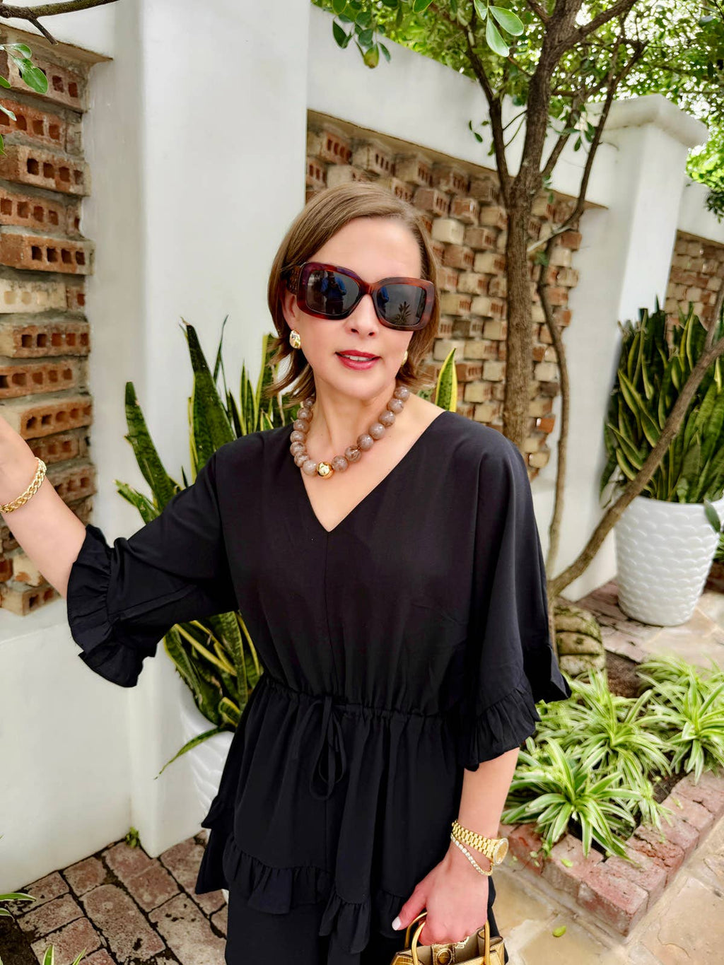 Marjorie Fall Beaded Necklace