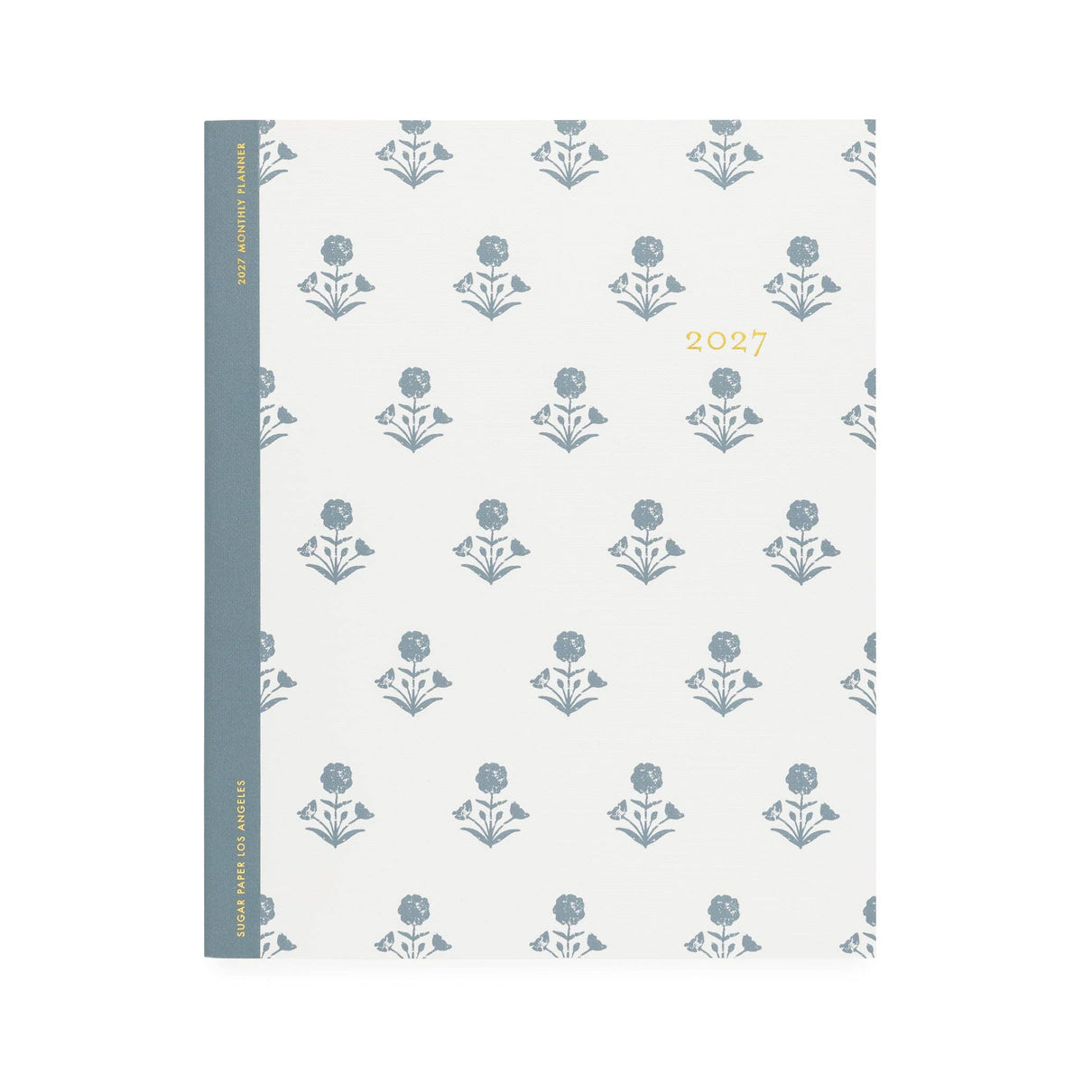 2027 Monthly Planner in Dusty Blue Floral