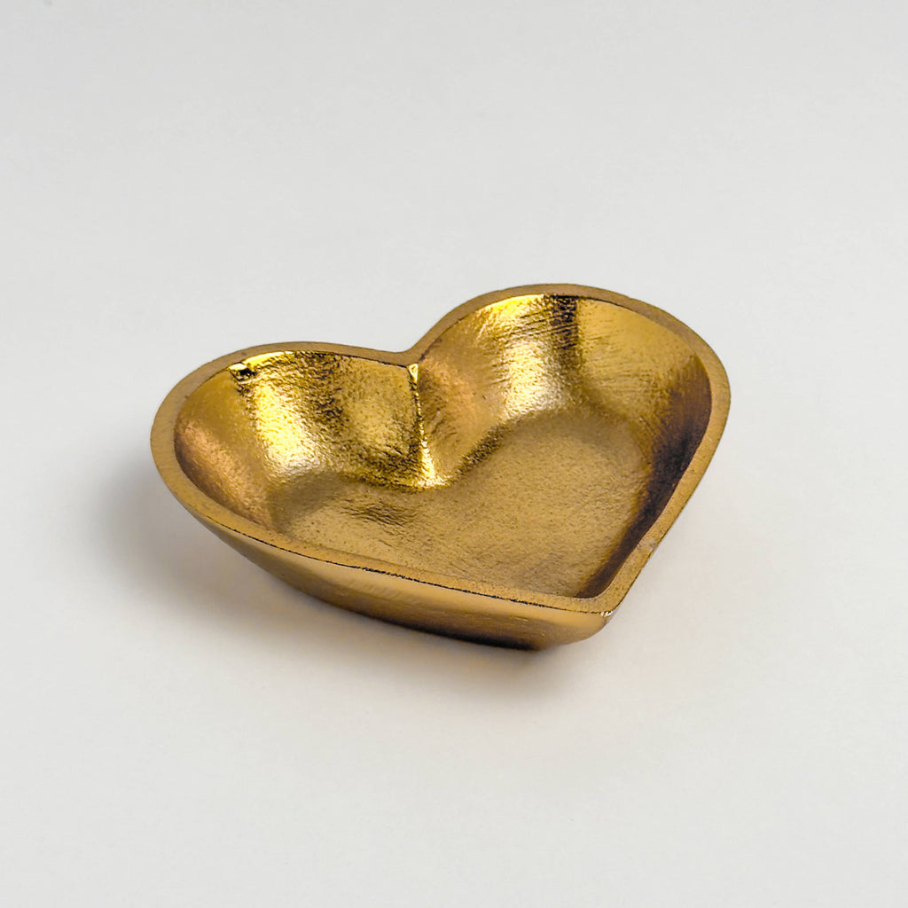 Gold Heart Trinket Bowl