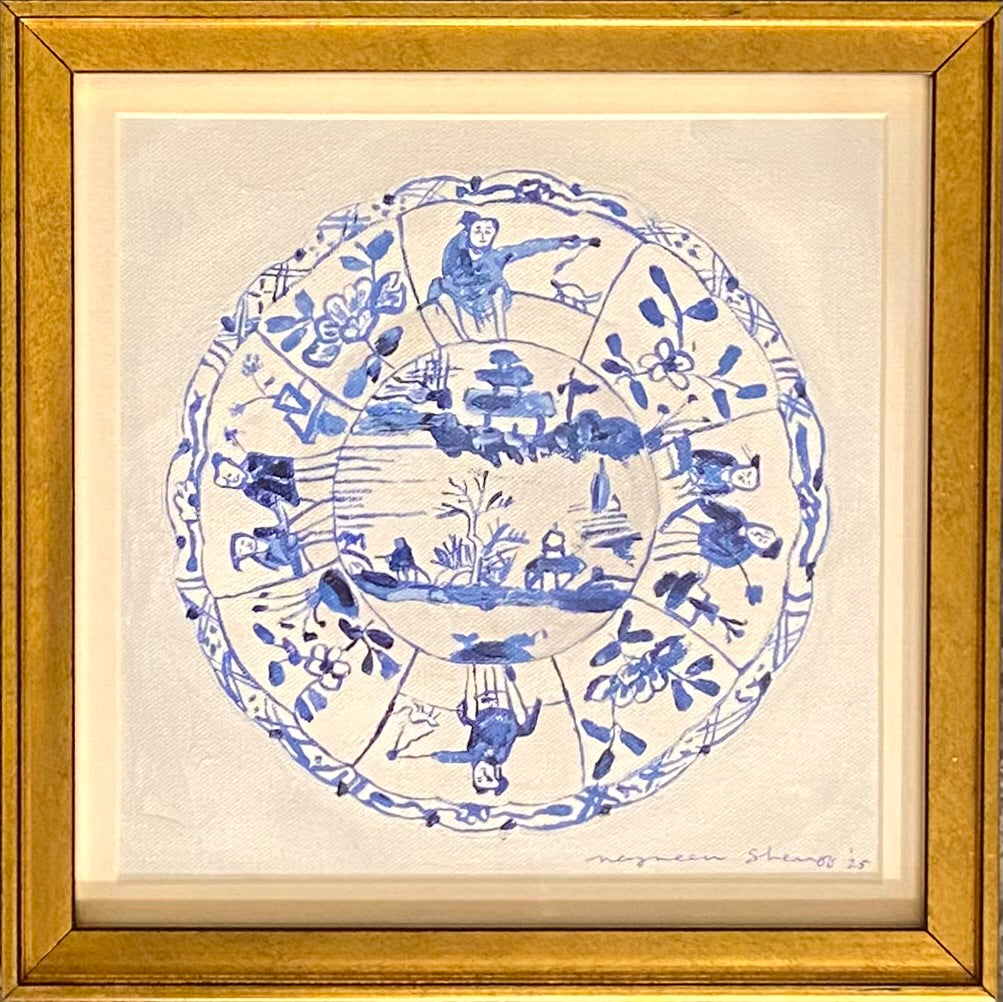 Blue and White Plate