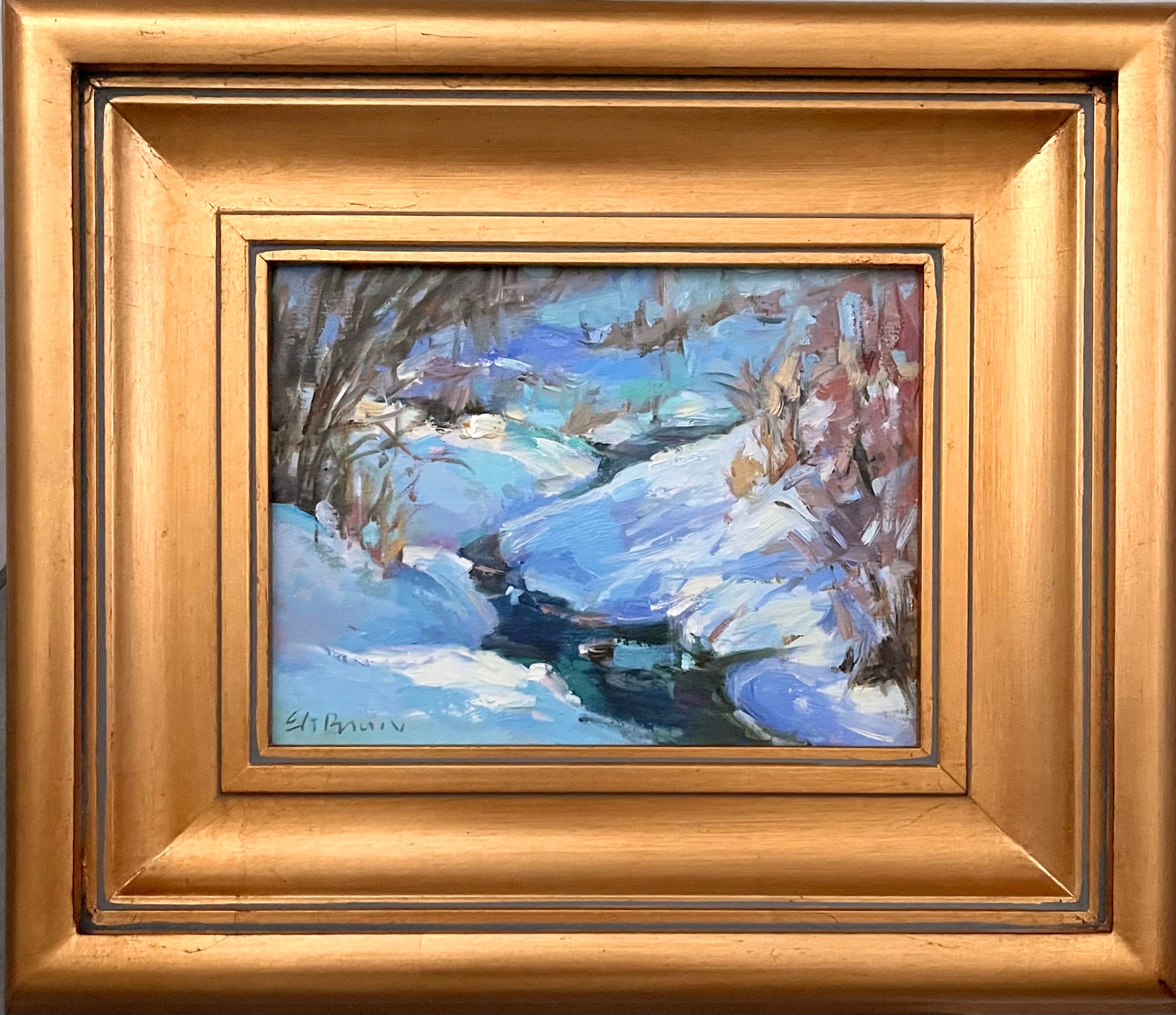 Meandering Creek in Winter