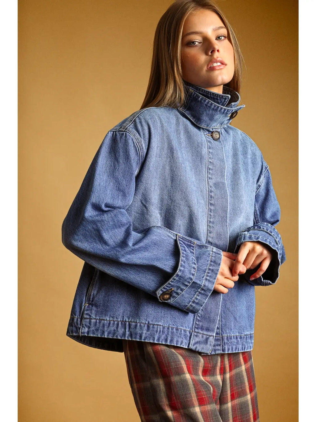 Shirt Styled Denim Jacket