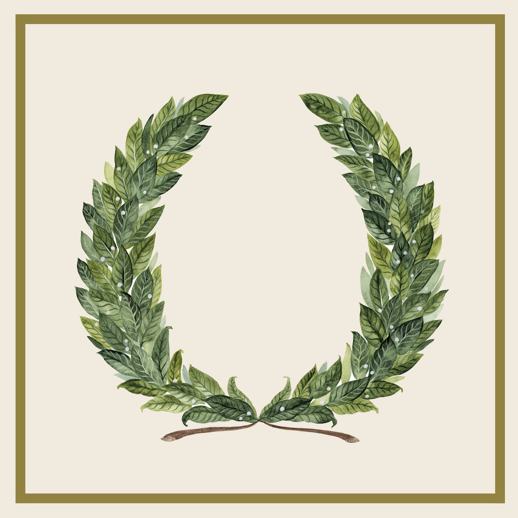 Laurel Wreath Cocktail Napkins