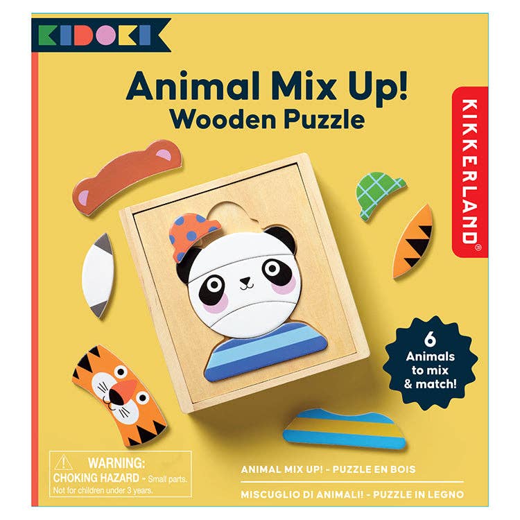 Animal Mix Up! Wooden Puzzle