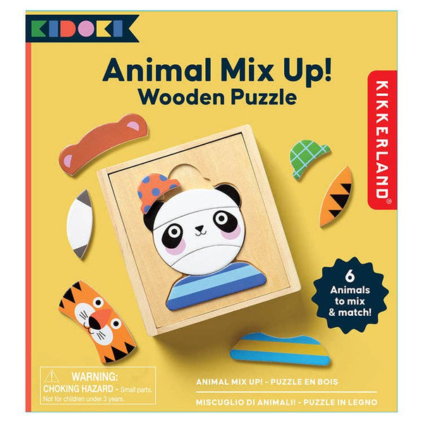 Animal Mix Up! Wooden Puzzle