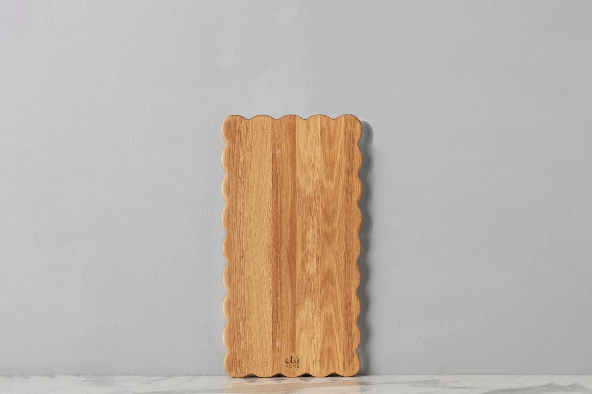 Scalloped Cutting Plank, Small