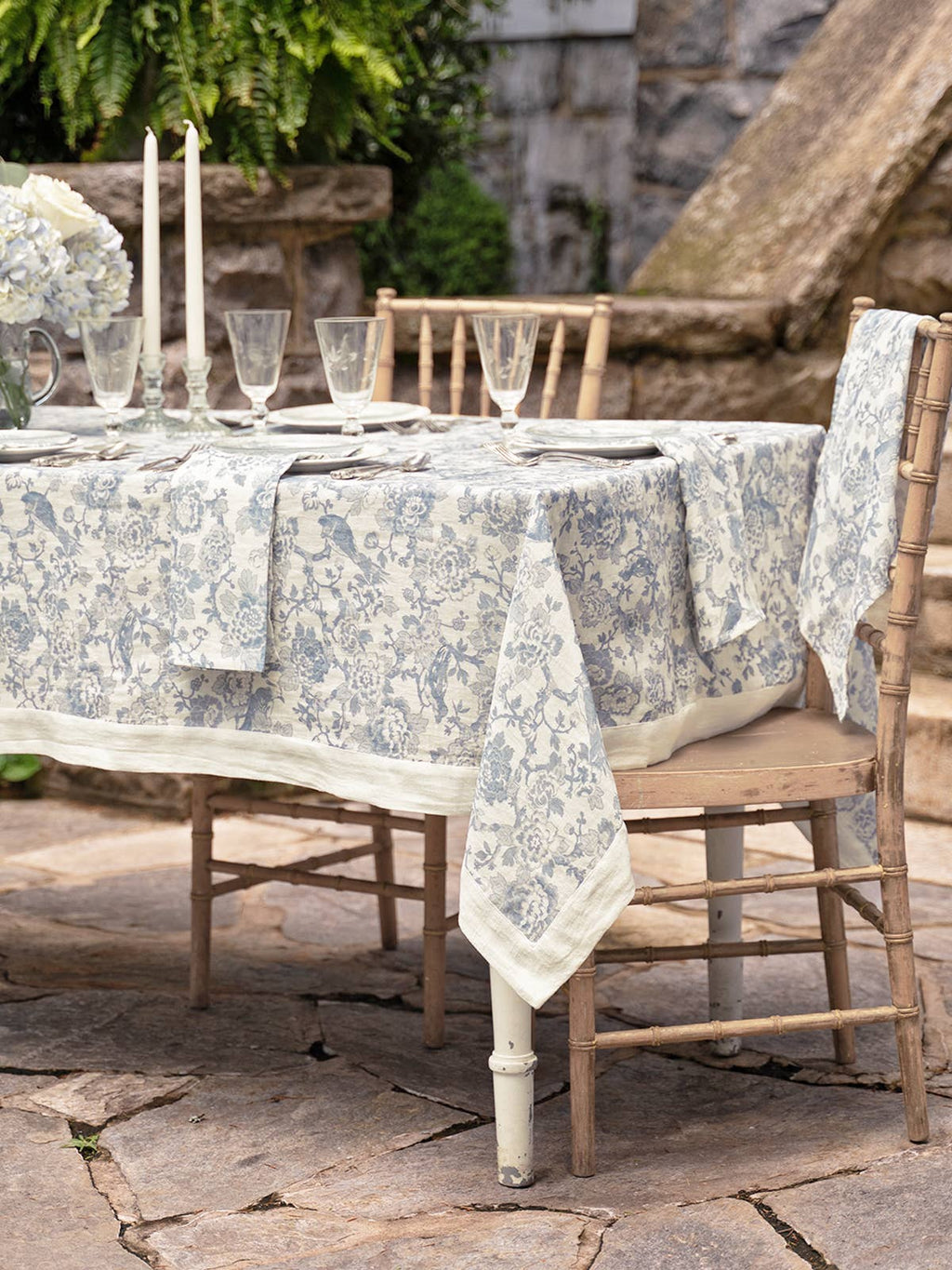 Zen Garden Linen Tablecloth