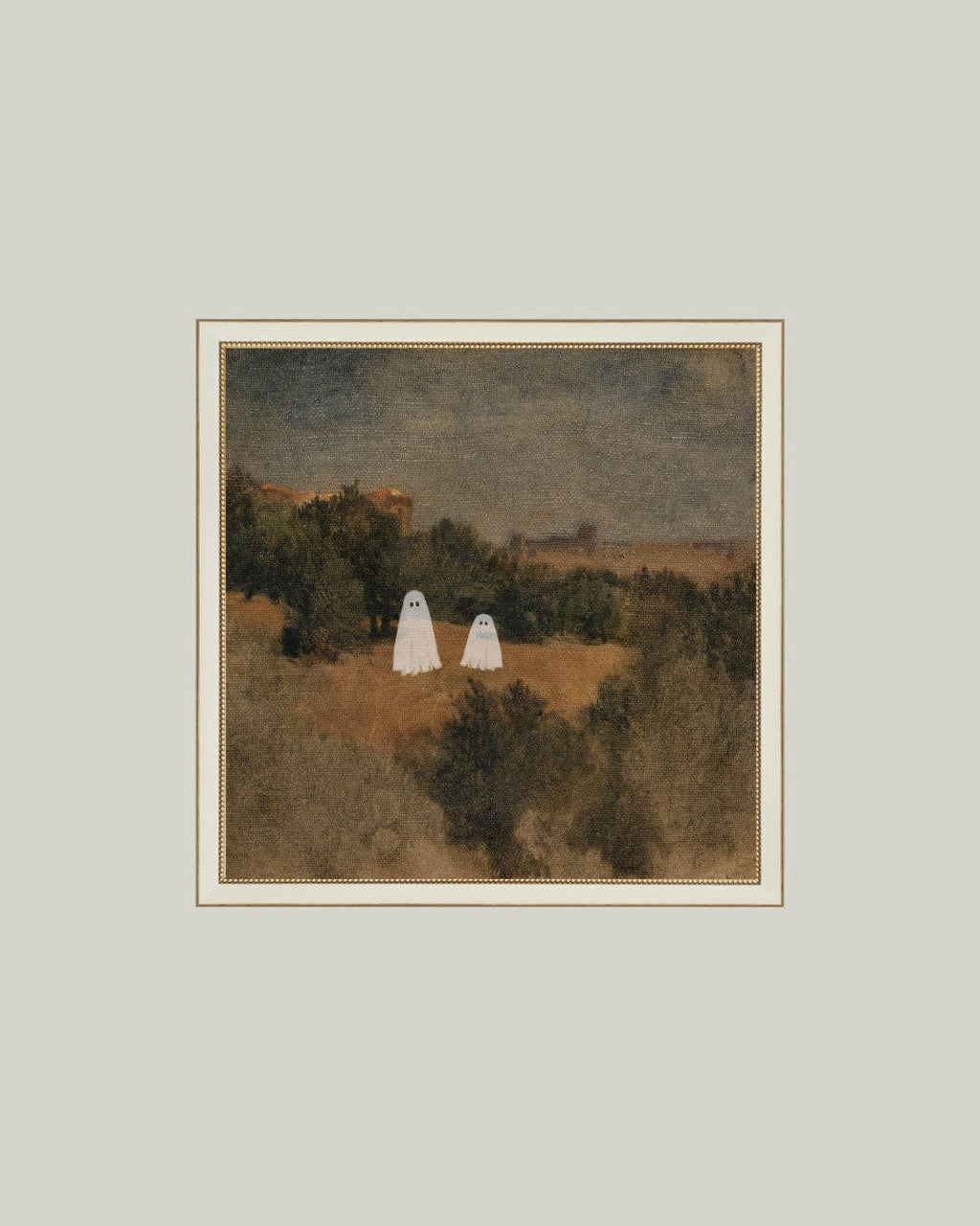 Haunted Desert Framed Antique Art