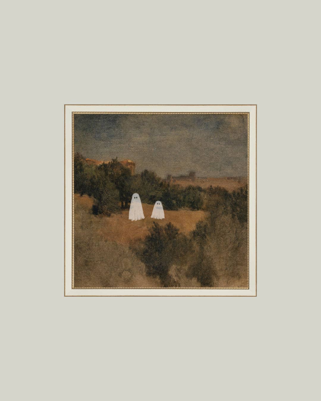 Haunted Desert Framed Antique Art