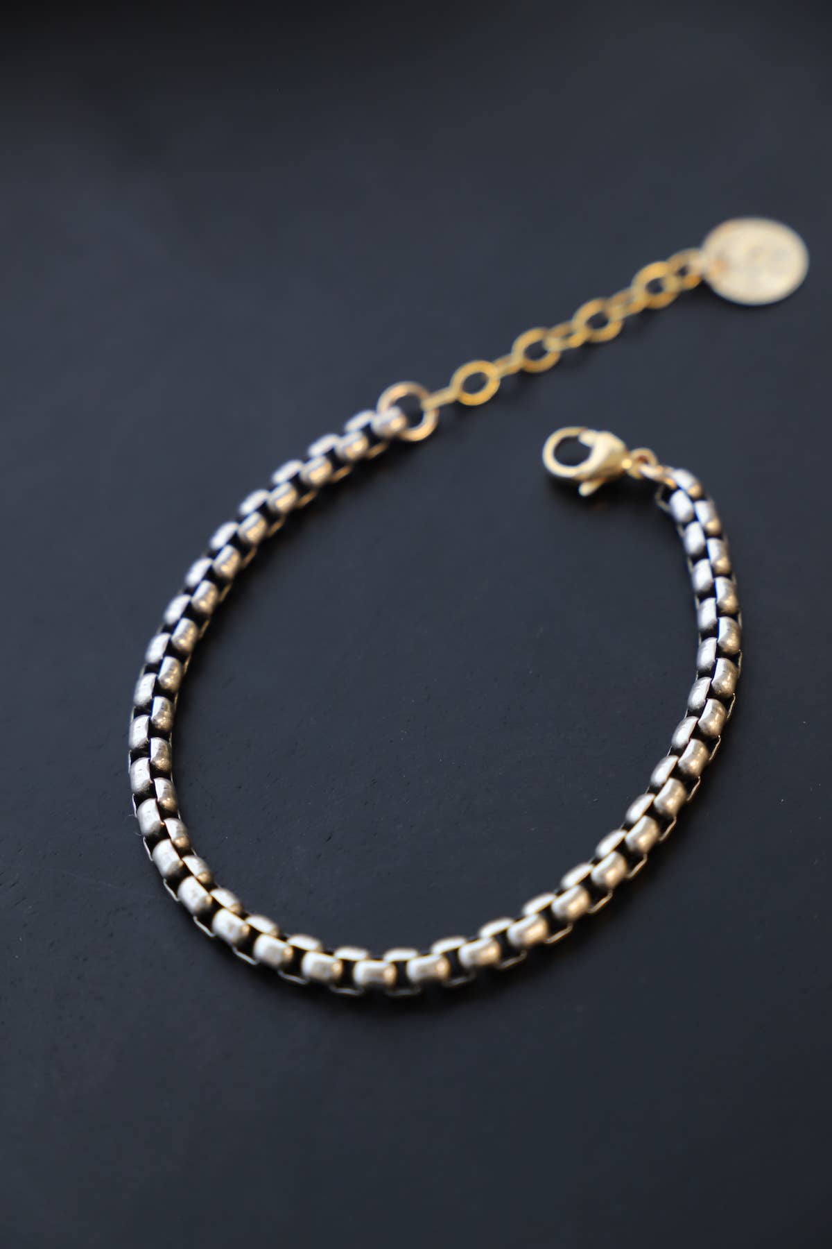 Nova Round Box Chain Bracelet