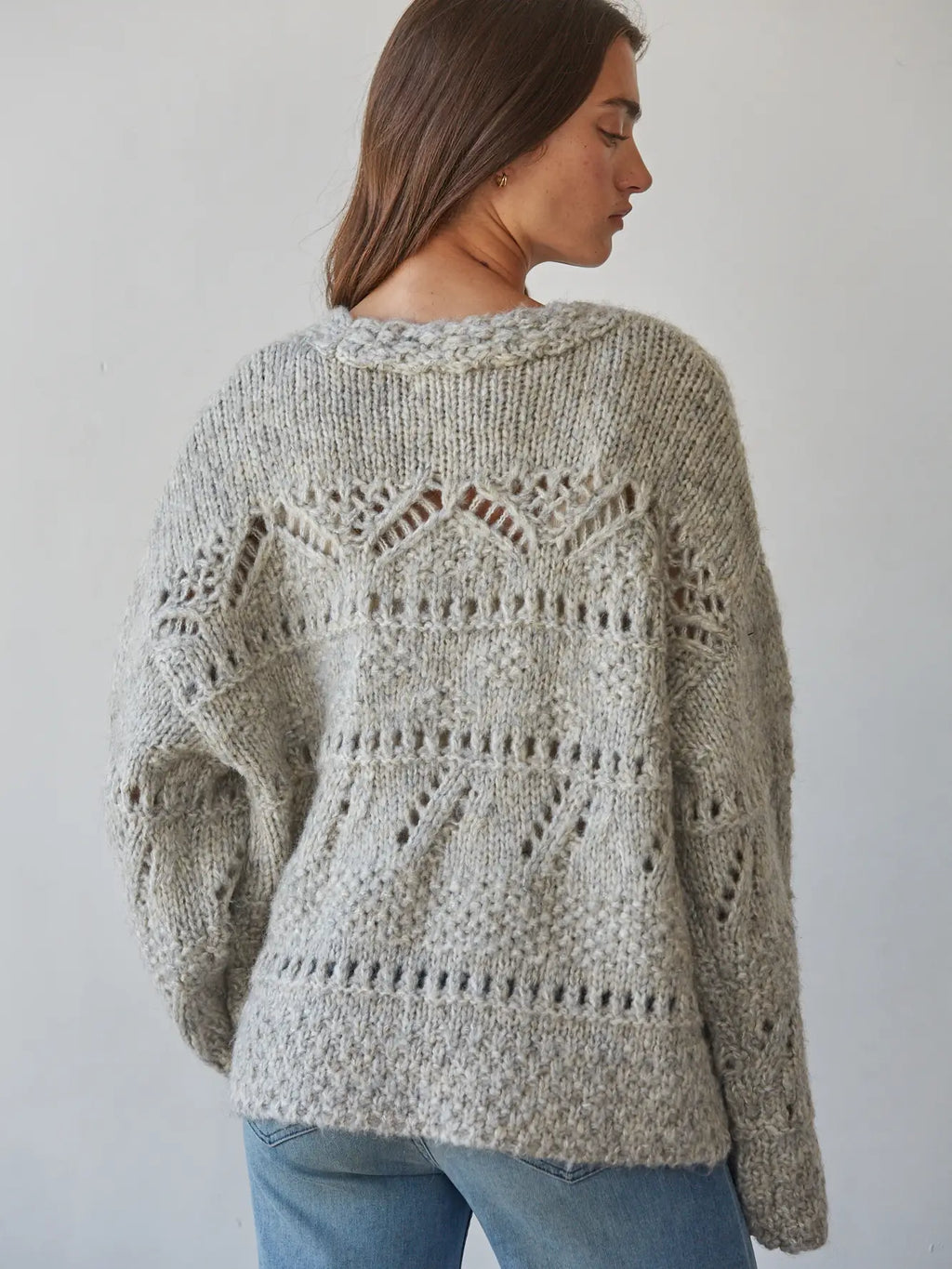 Buttondown Crochet Cardigan