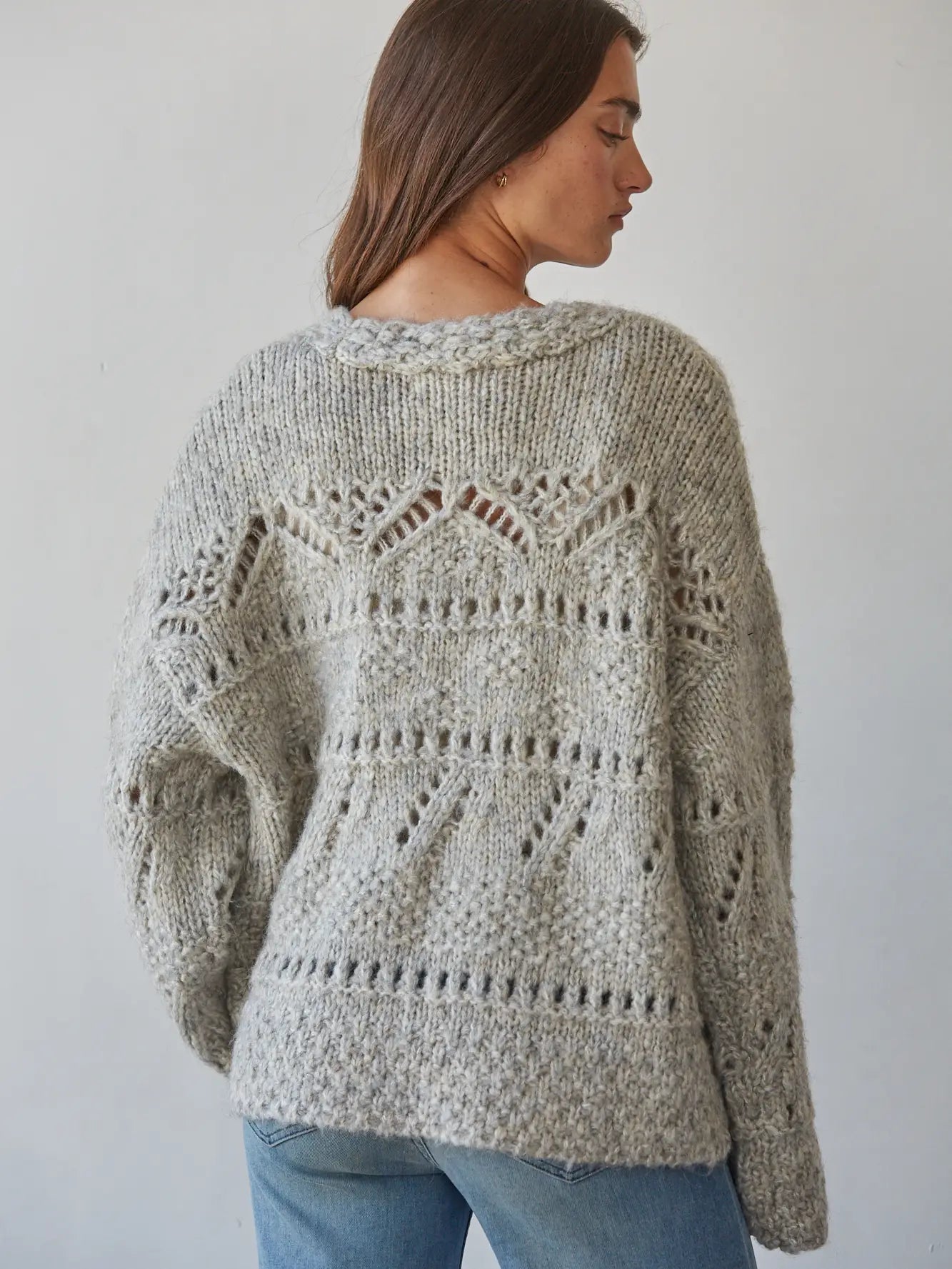Buttondown Crochet Cardigan