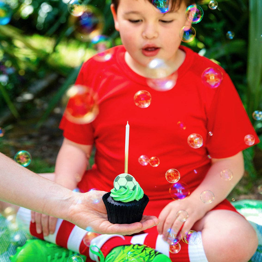 White & Gold Birthday Candles