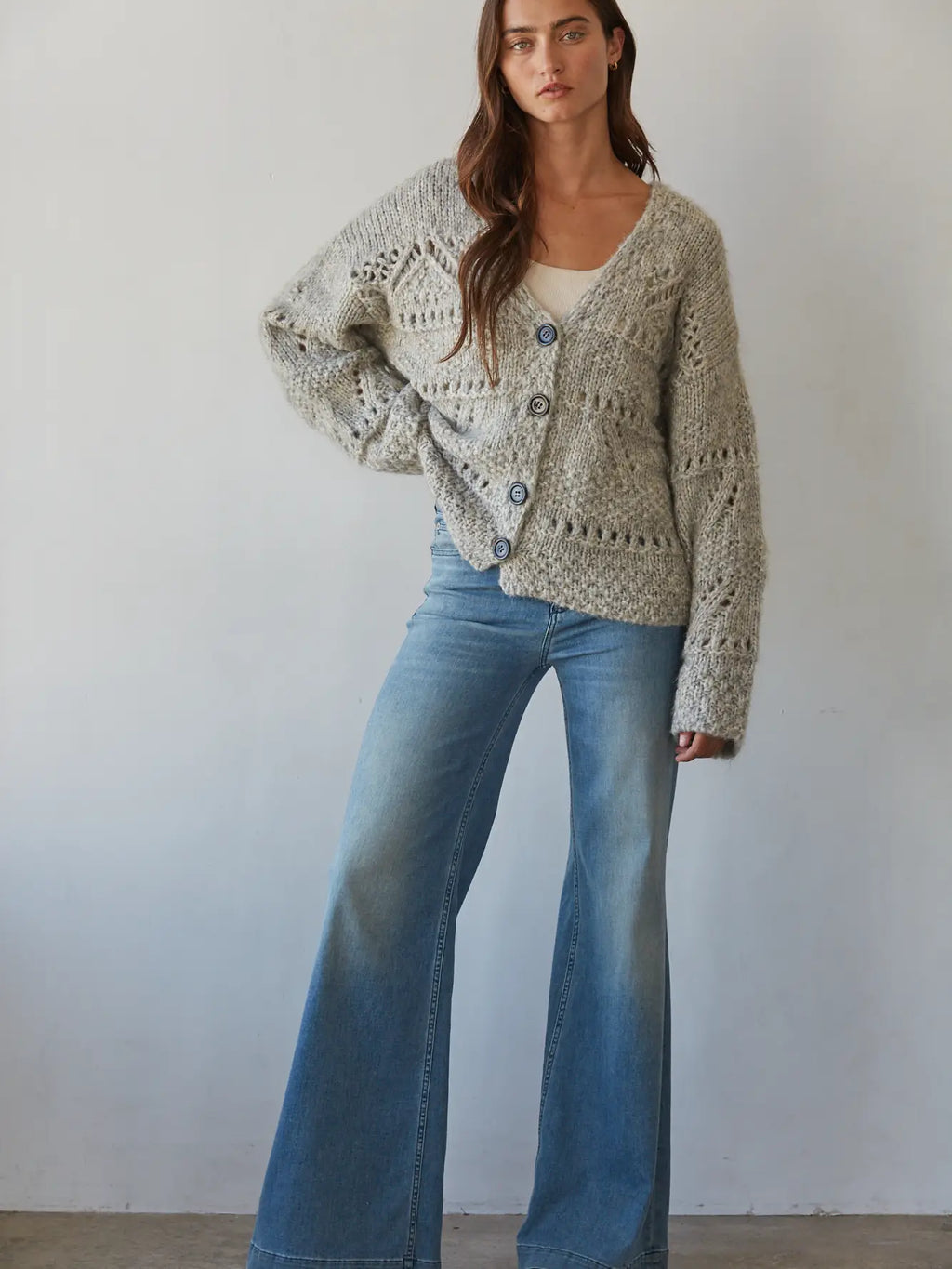 Buttondown Crochet Cardigan