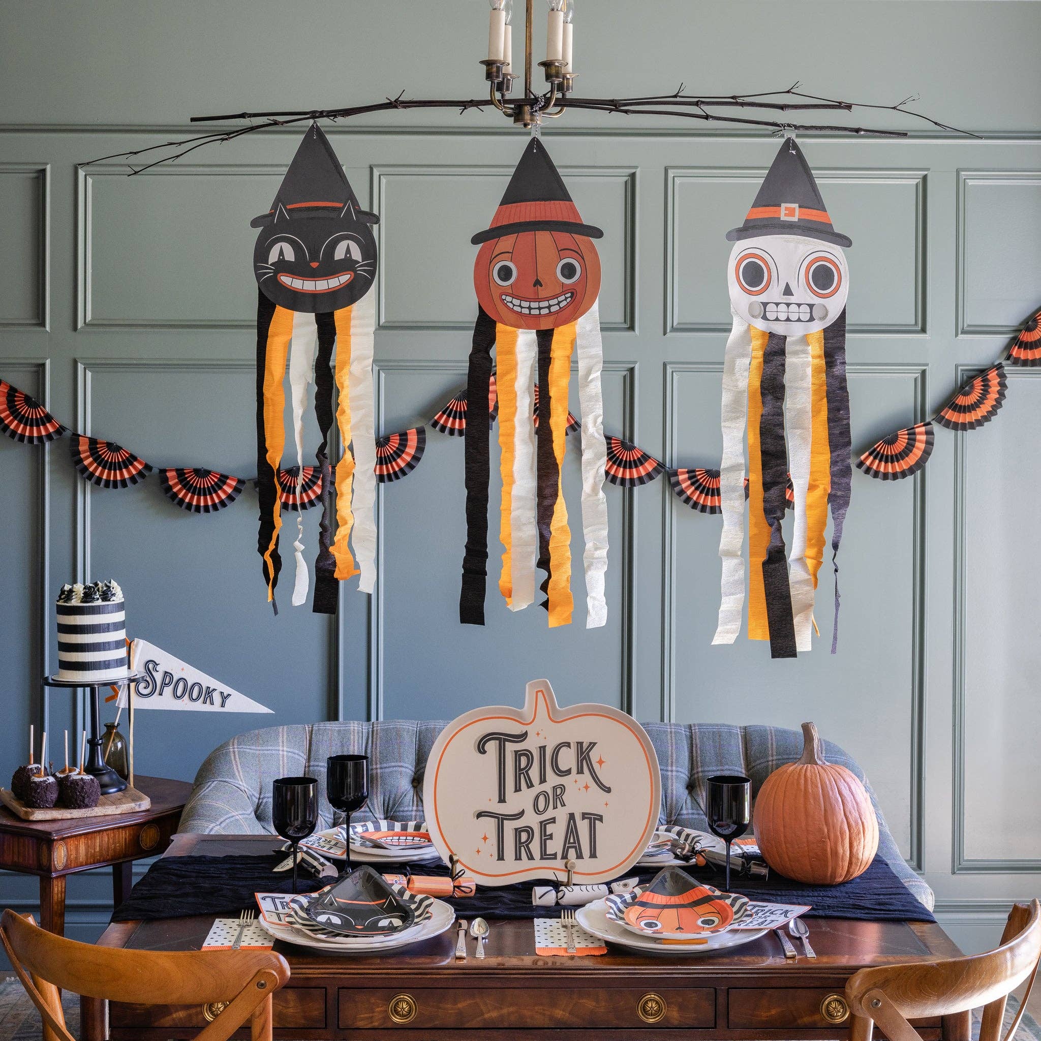 Vintage Halloween Hanging Characters