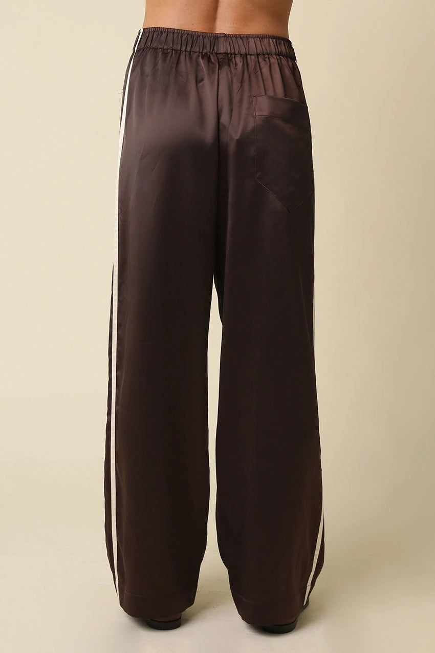 Lee Side Stripe Satin Pants