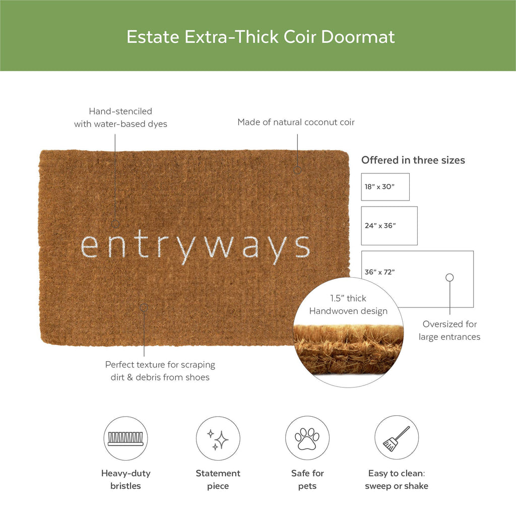 Classic Welcome Doormat (Extra Thick)