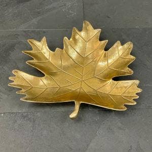 Textured Gold Leaf Bowl