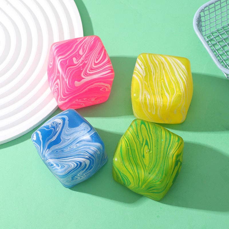 Marble Ice Cube Squishy Stress Relief Toy