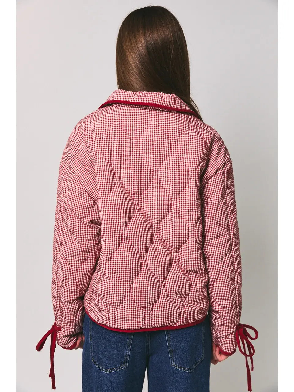 Gingham Quilted Jacket