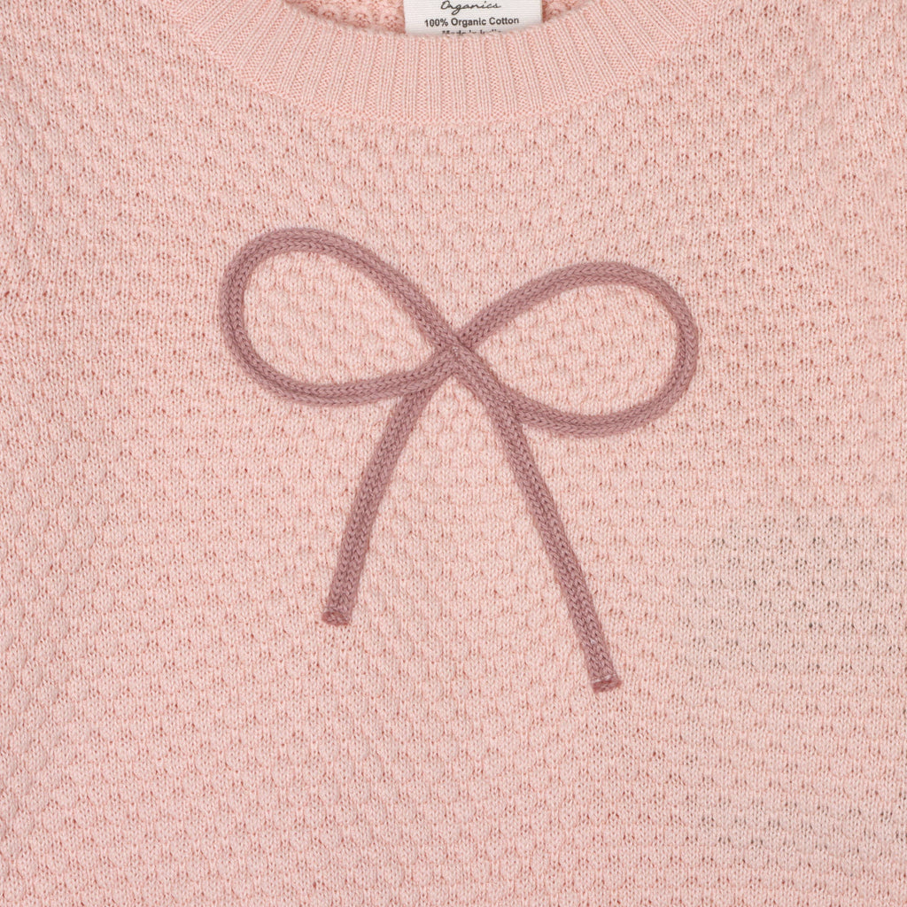 Chloe Bow Baby Knit Sweater
