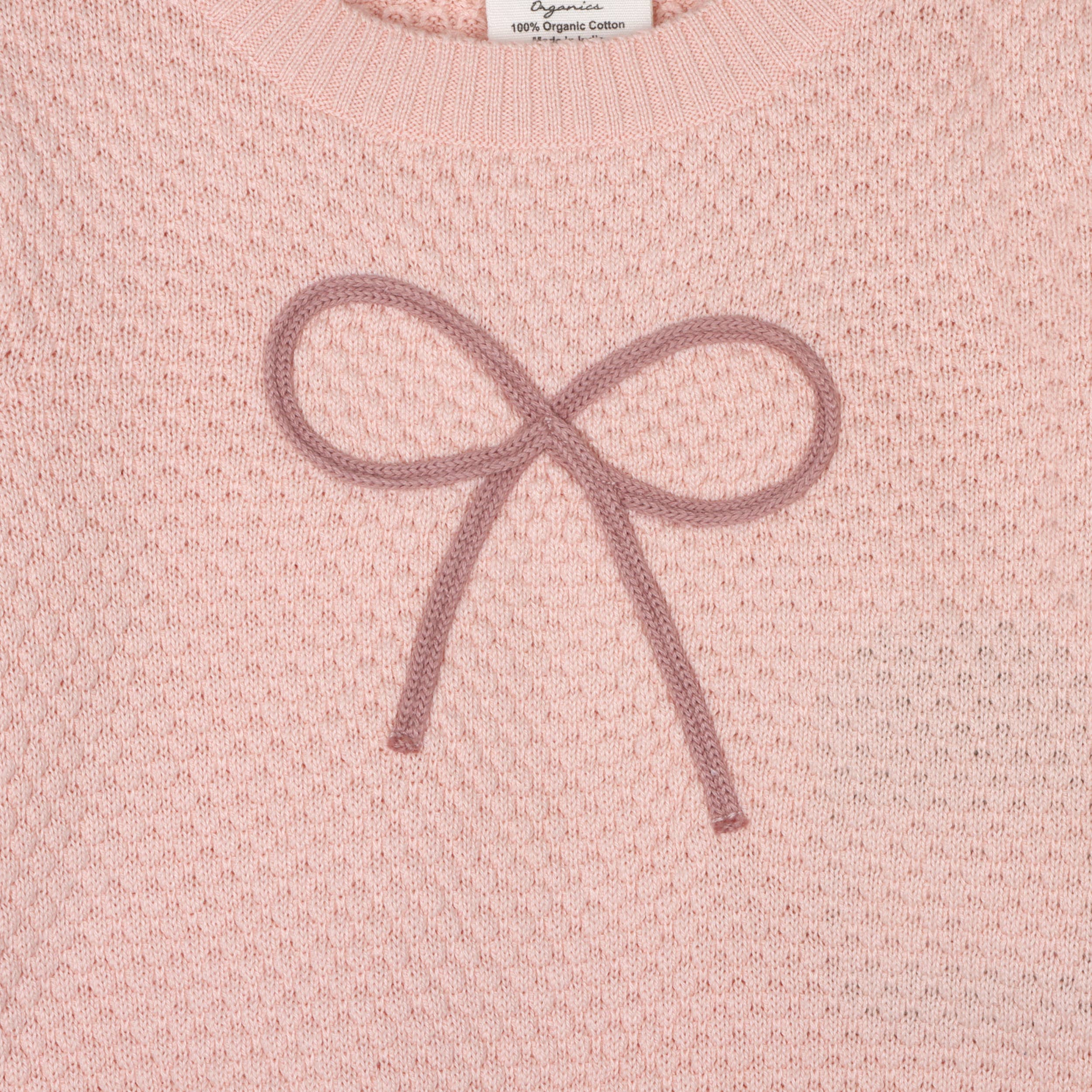 Chloe Bow Baby Knit Sweater