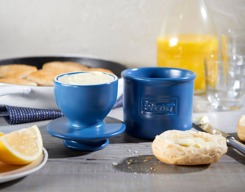 The Original Butter Bell® Crock - Cafe Matte Navy