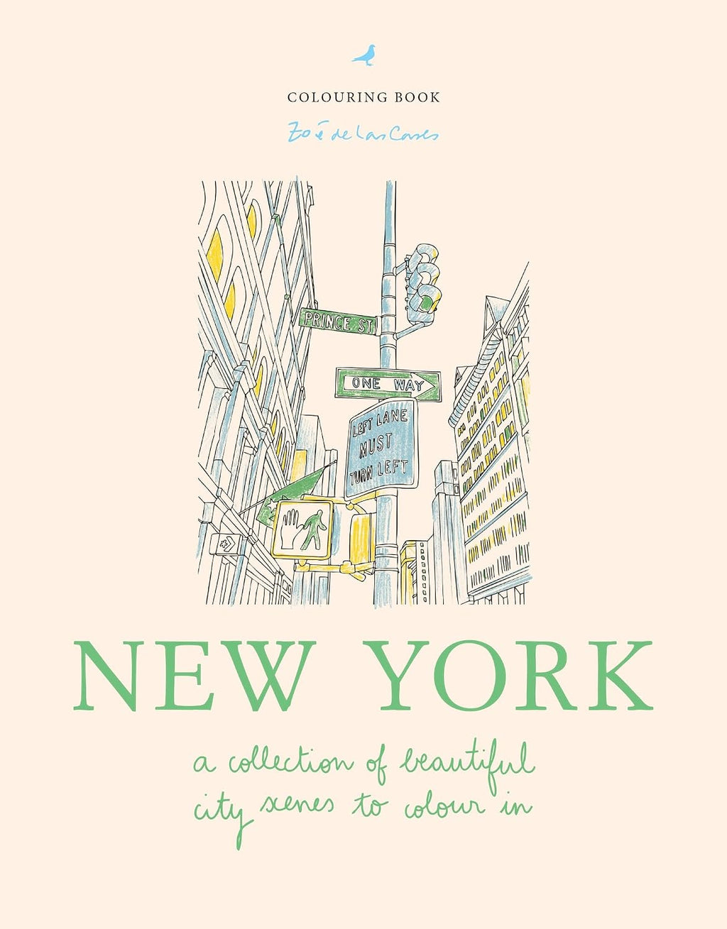 Zoé de Las Cases New York: a collection of beautiful city scenes to colour in