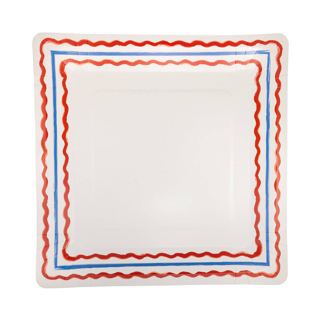 Border Paper Plate Set