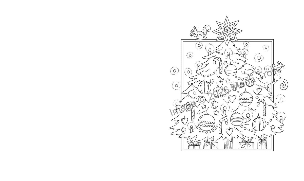 Christmas Colors: Hardcover Adult Coloring Book