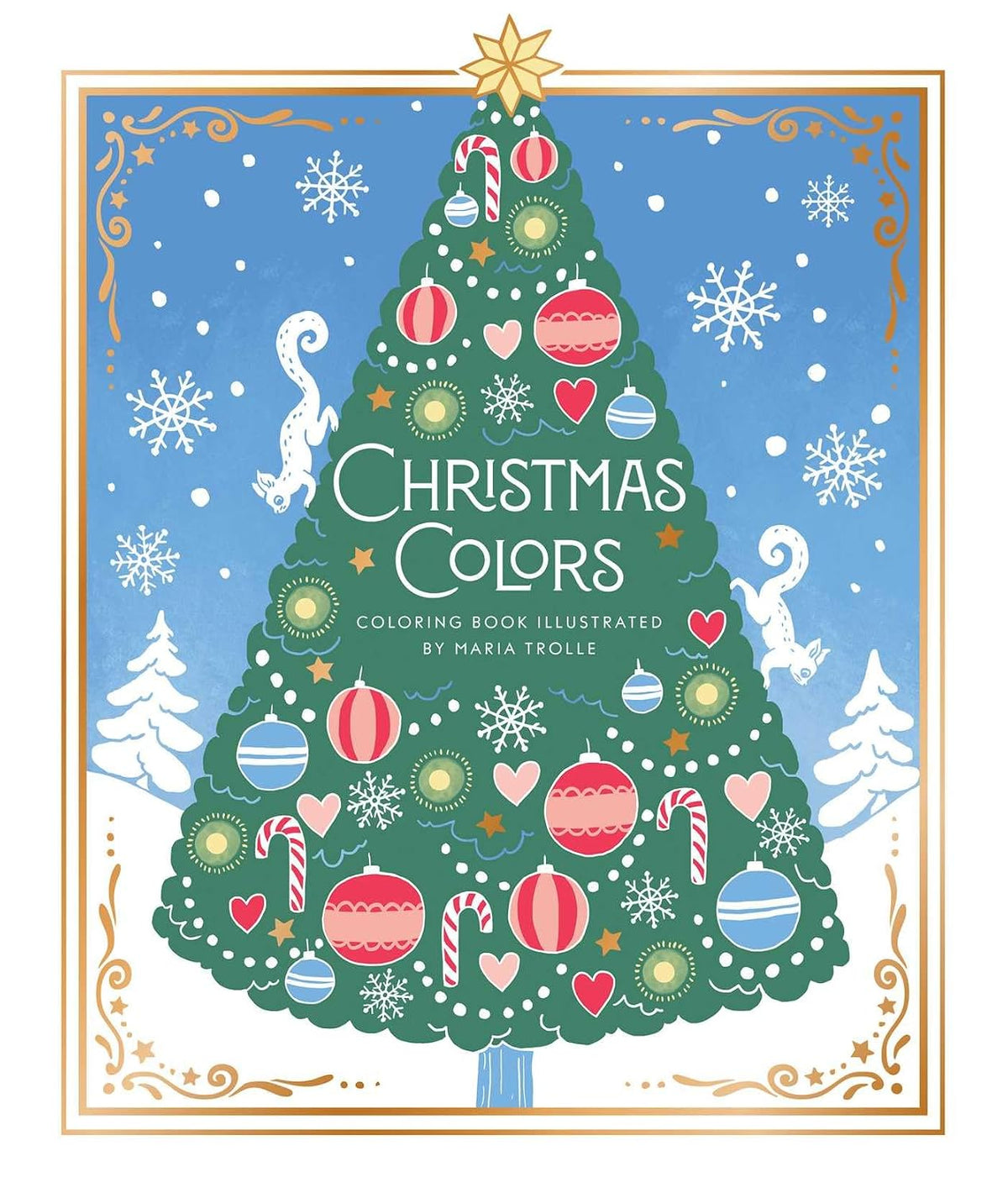Christmas Colors: Hardcover Adult Coloring Book