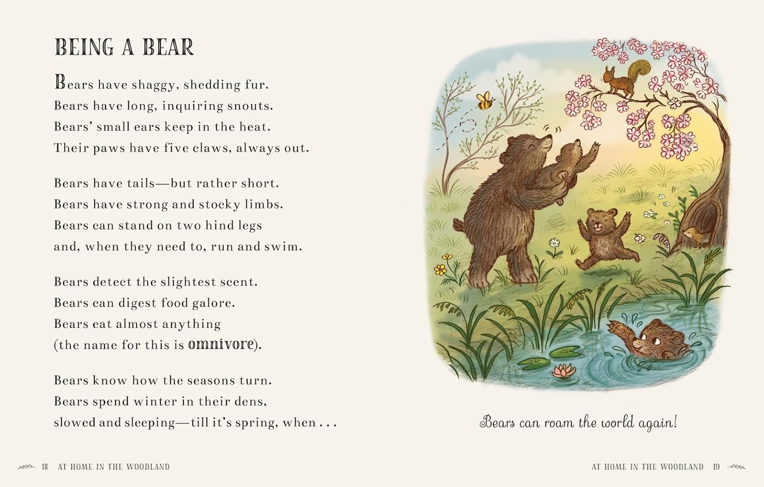 Wisdom of the Woods: 40 Nature Poems Passed Down from Bear to Bear (Brown Bear Wood)