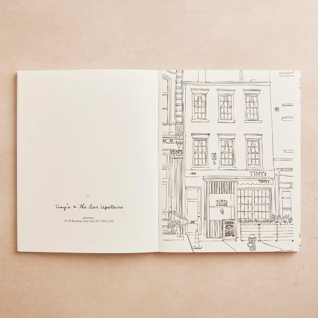 Zoé de Las Cases New York: a collection of beautiful city scenes to colour in