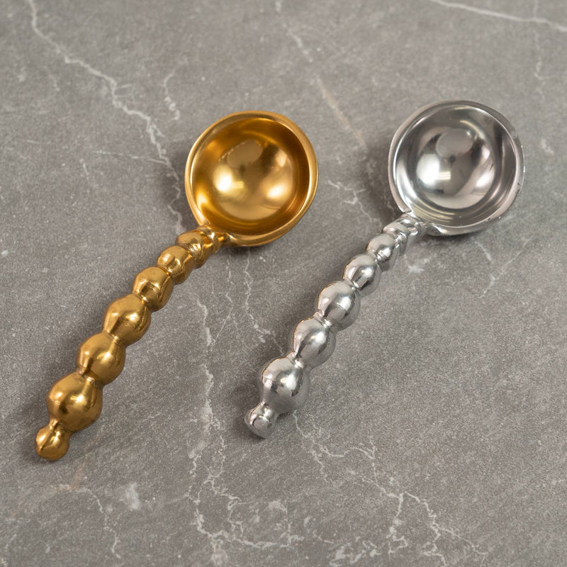 Gilded Beaded Handle Spoon