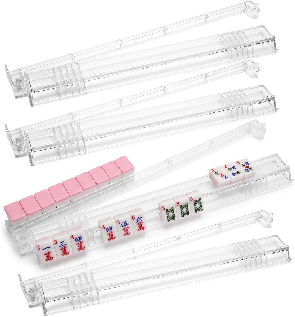 Mahjong Rack and Pushers Set