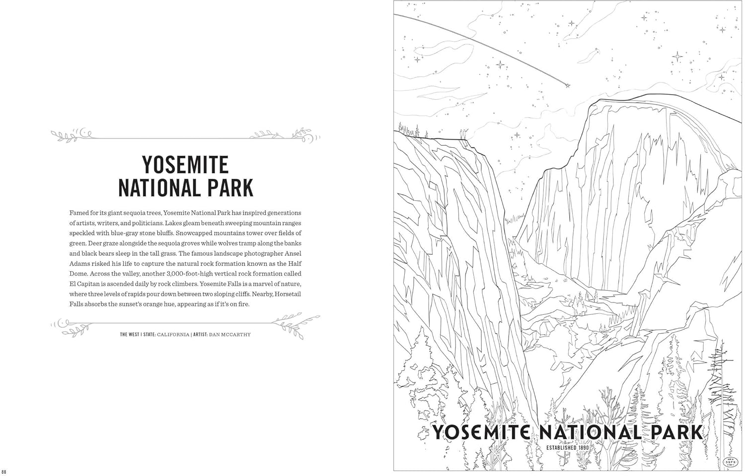The Art of the National Parks Coloring Book Kit