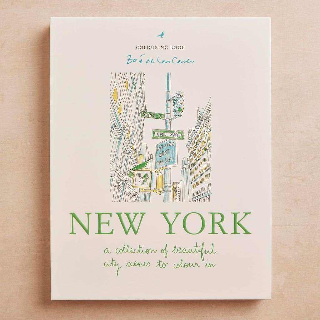 Zoé de Las Cases New York: a collection of beautiful city scenes to colour in