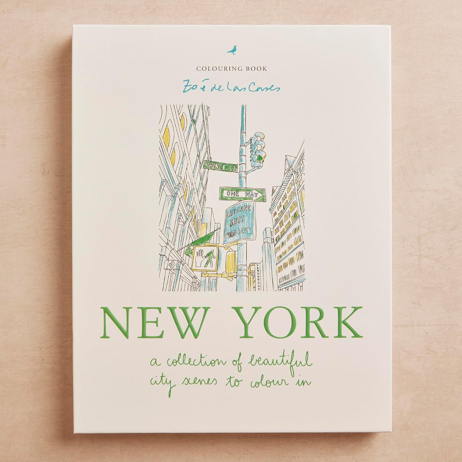 Zoé de Las Cases New York: a collection of beautiful city scenes to colour in