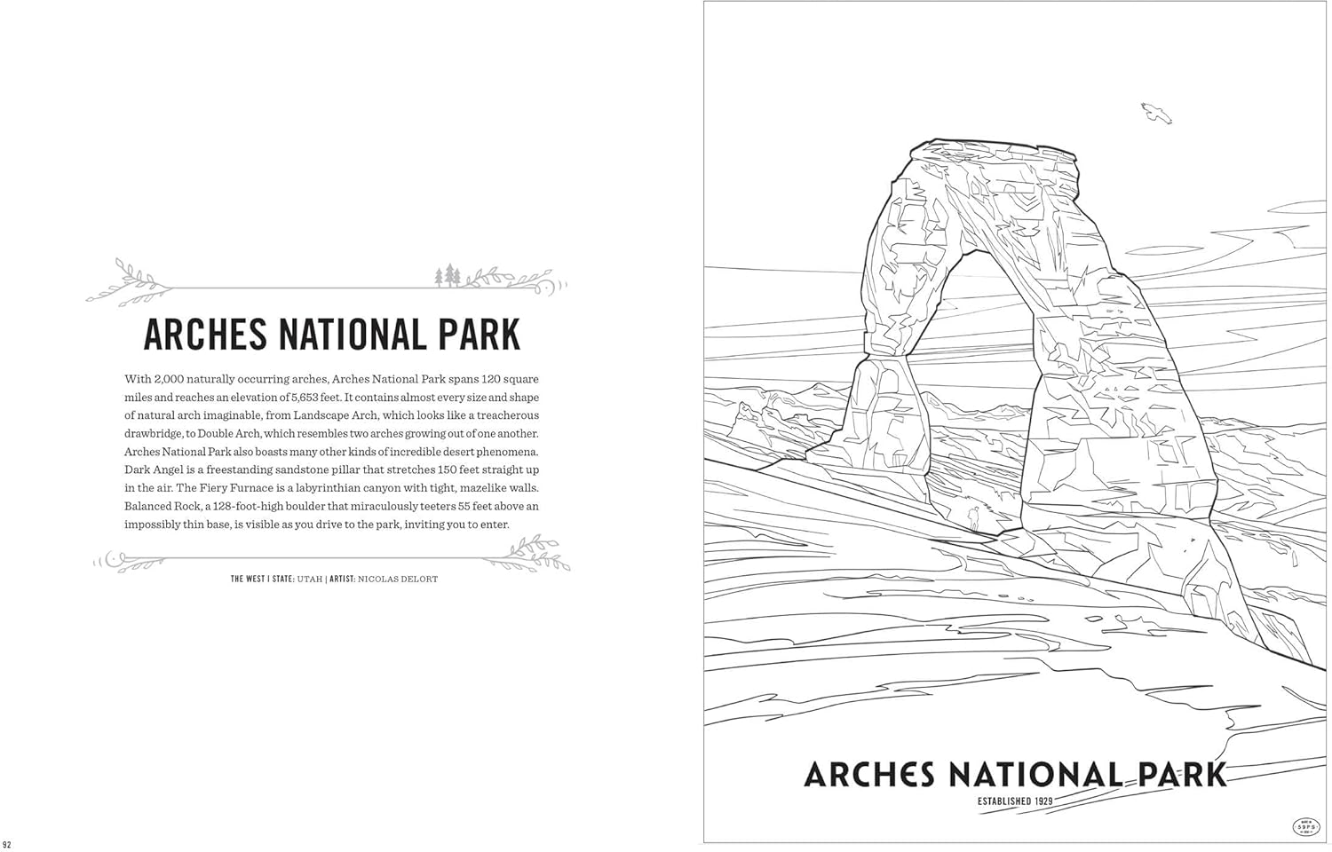 The Art of the National Parks Coloring Book Kit