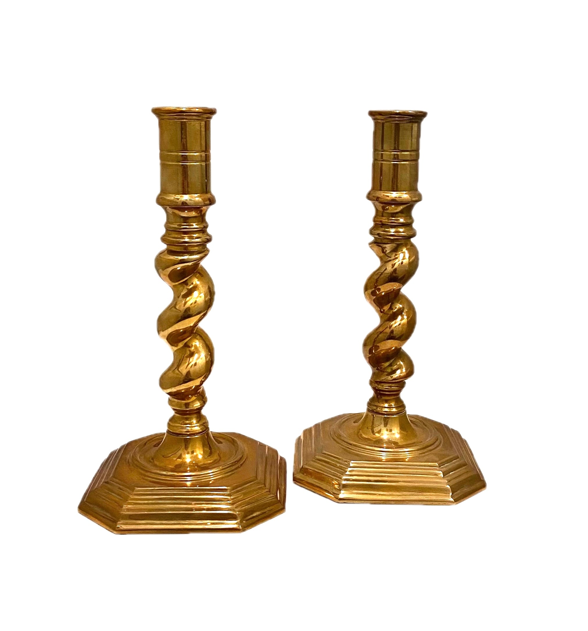 Brass Berley Candlesticks