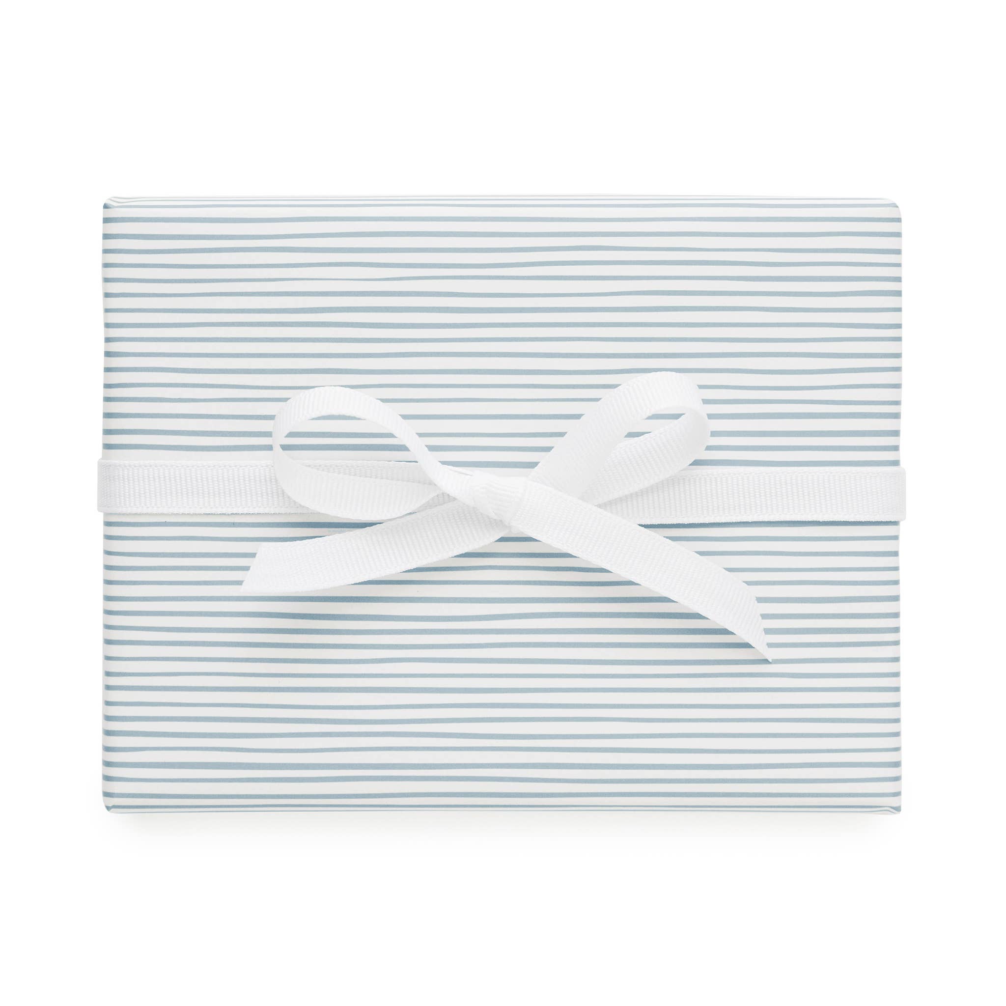 Blue Painted Stripe, Wrapping Paper Roll