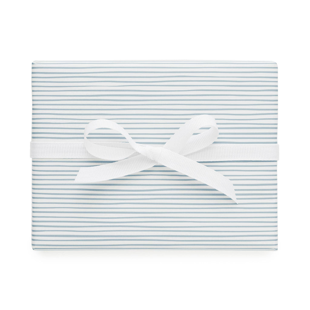 Blue Painted Stripe, Wrapping Paper Roll