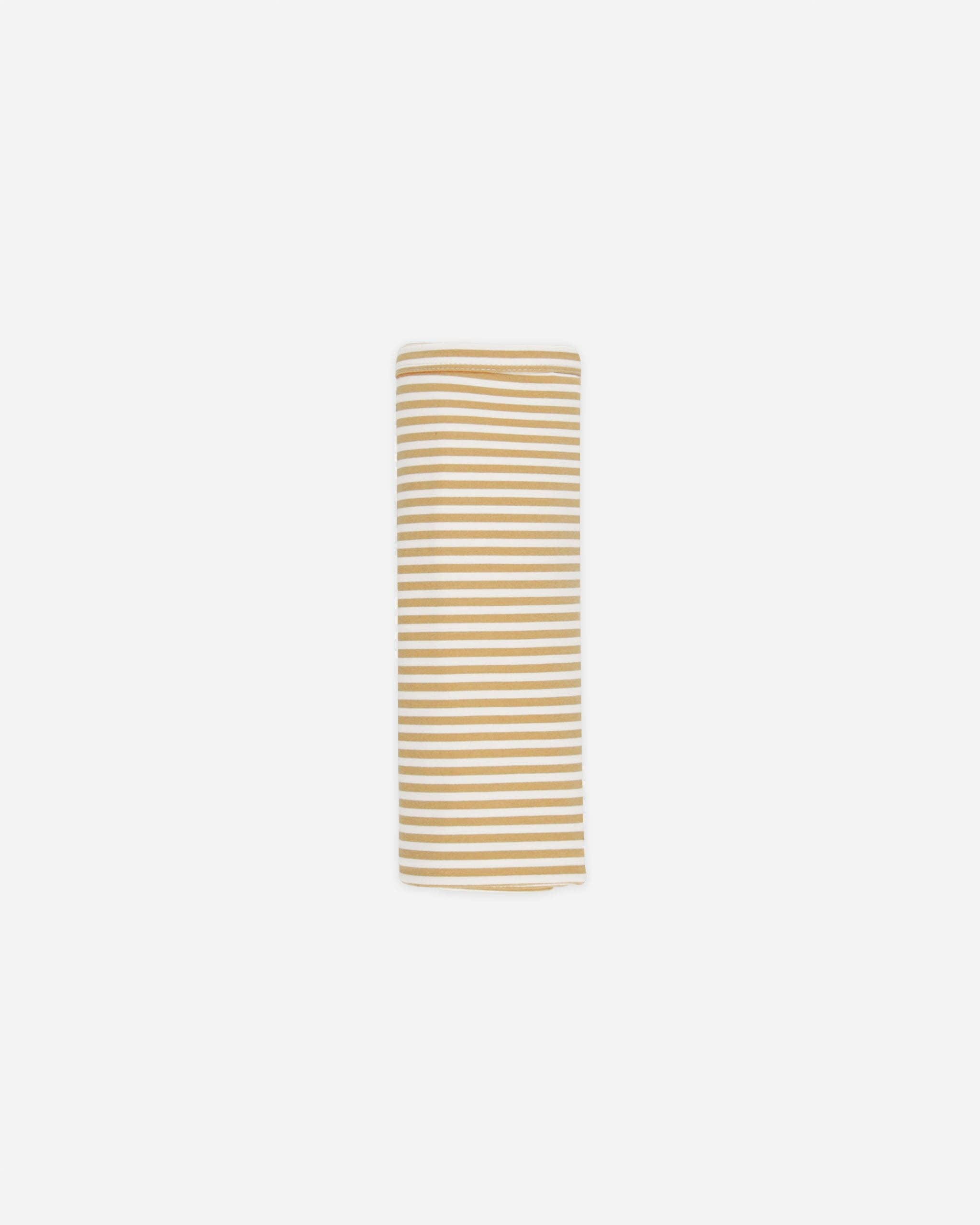 Honey Stripe Baby Swaddle